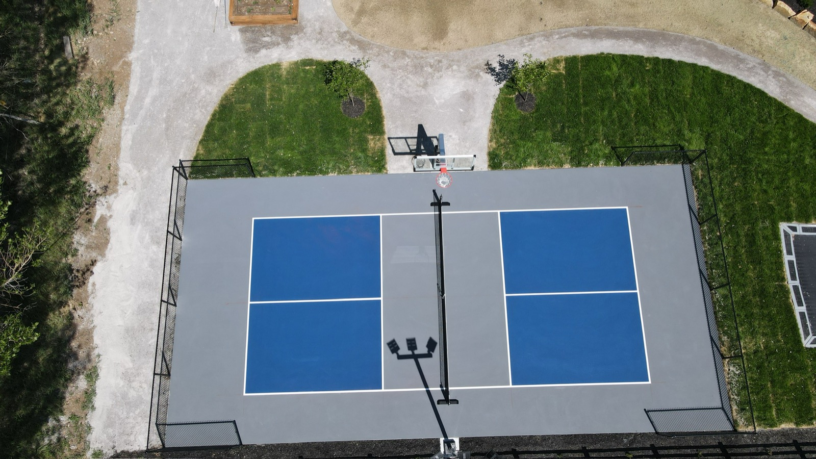 Drone Shot of Court Installation
