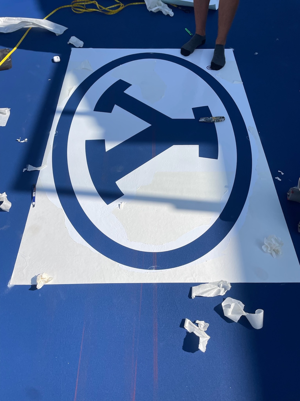 Backyard Court Installation