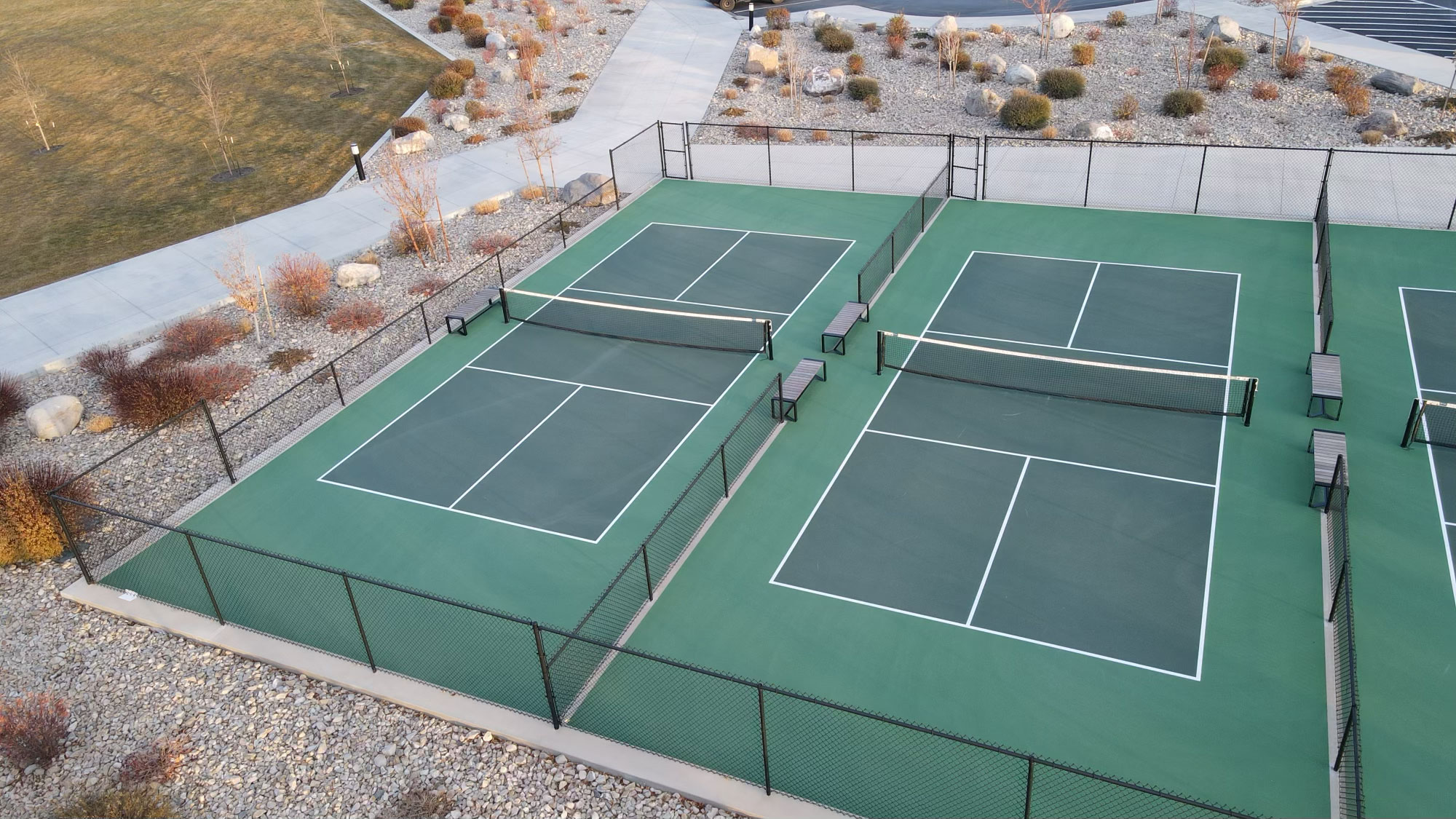 Professional Pickleball Courts