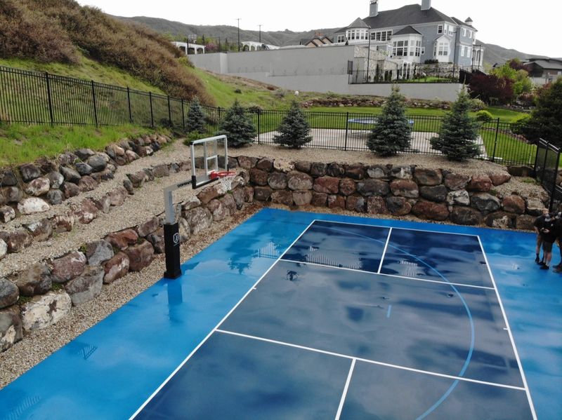 Sport Court Aerial View