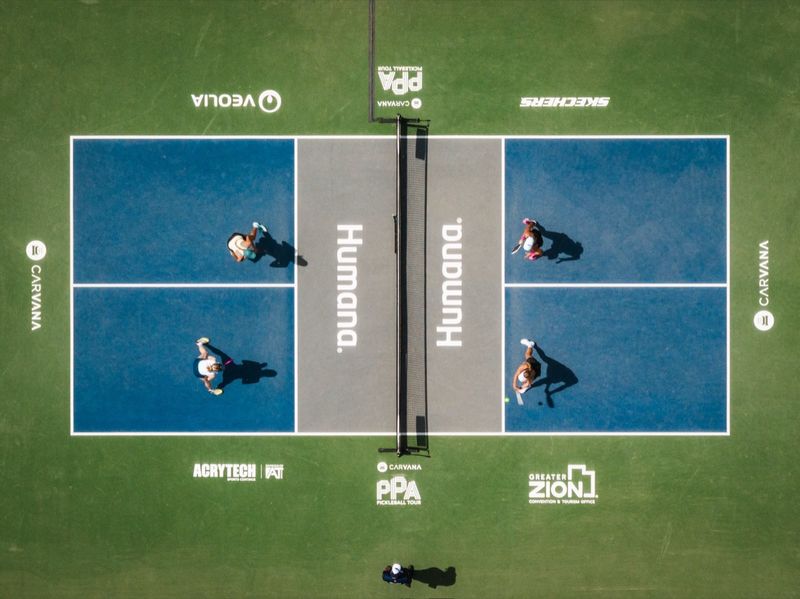 Drone Photography of Court